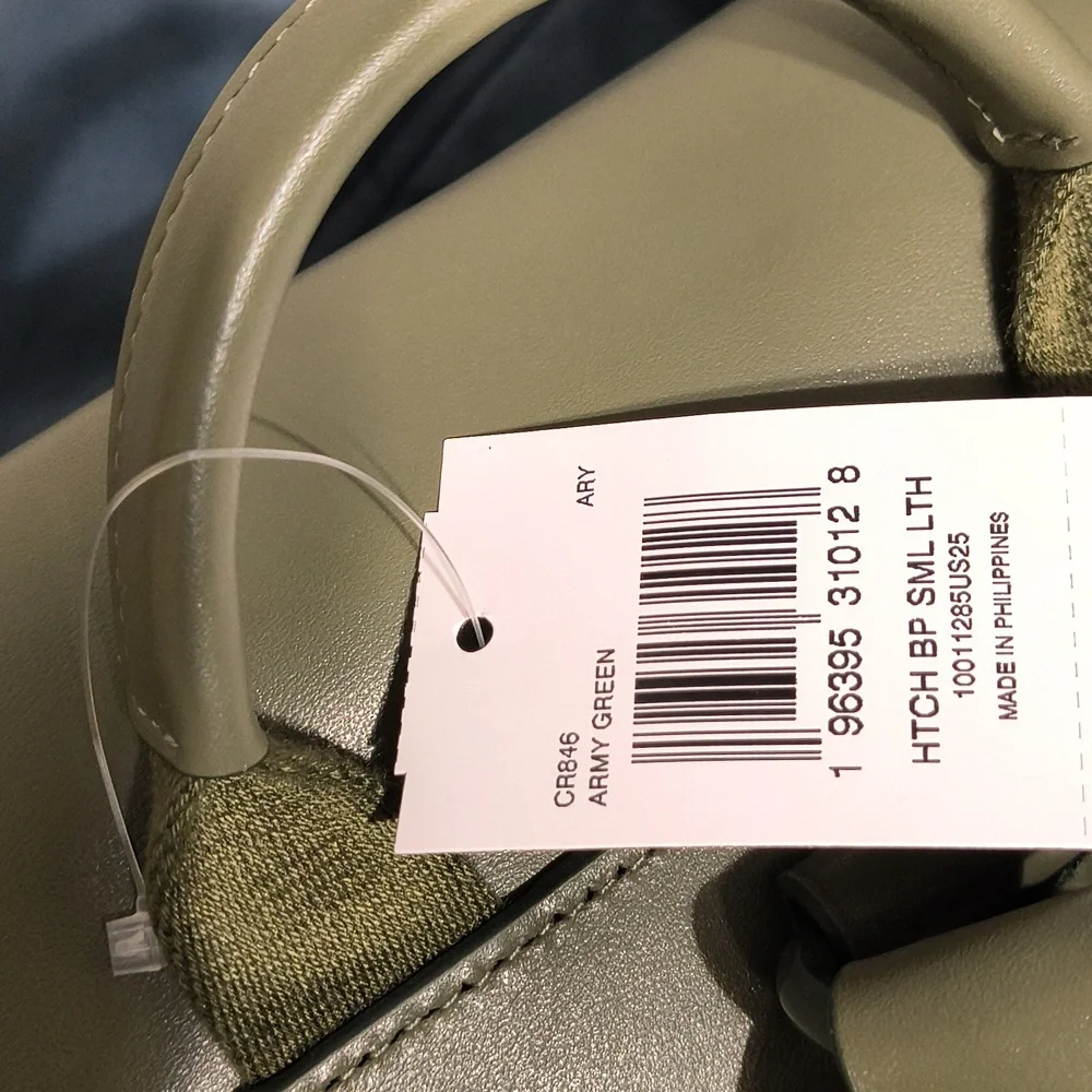 Coach Army Green Hitch Backpack